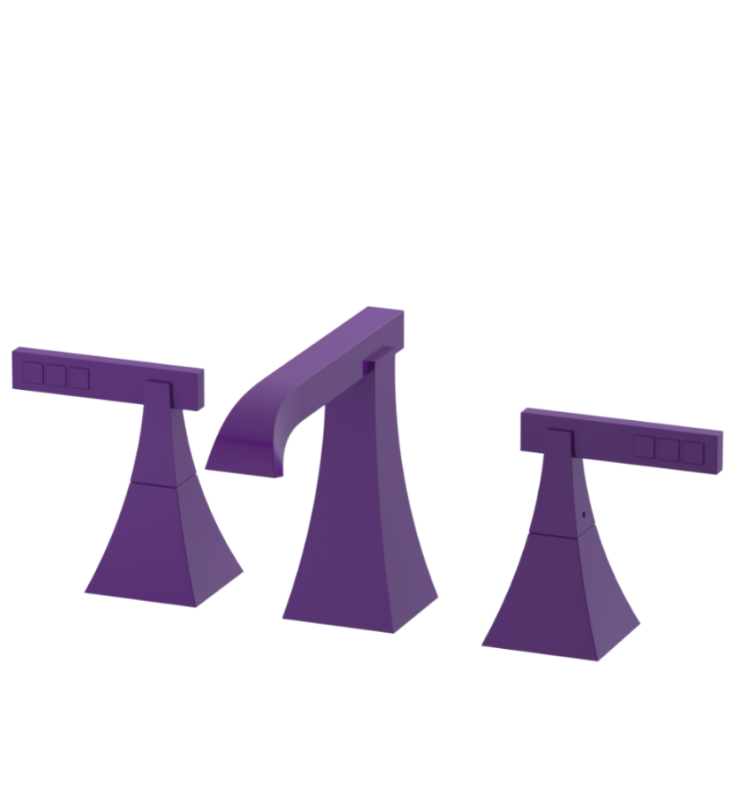 Rubinet 1AICL Widespread Lav Set (Less Drain)