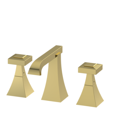 Rubinet 1AICQ Widespread Lav Set (Less Drain)