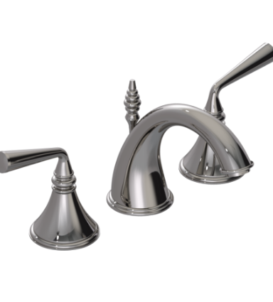 Rubinet 1AJSL Widespread Lav Set (Less Drain)