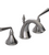 Rubinet 1AJSL Widespread Lav Set (Less Drain)