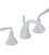 Rubinet 1AJSL Widespread Lav Set (Less Drain)