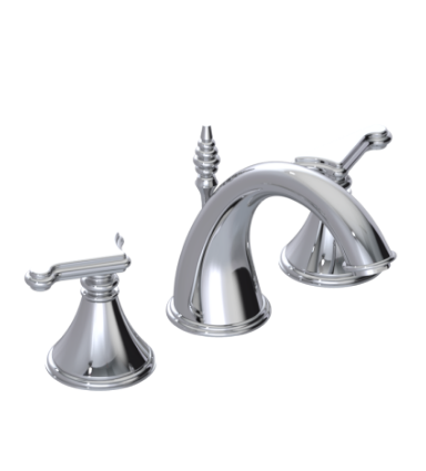 Rubinet 1AJSS Widespread Lav Set (Less Drain)