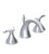 Rubinet 1AJSS Widespread Lav Set (Less Drain)