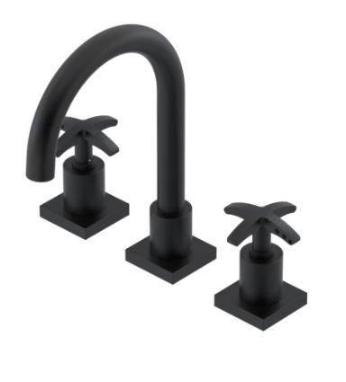 Rubinet 1ALAC Widespread Lav Set (Less Drain)