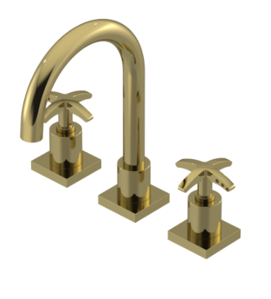 Rubinet 1ALAC Widespread Lav Set (Less Drain)