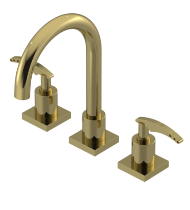 Rubinet 1ALAL Widespread Lav Set (Less Drain)