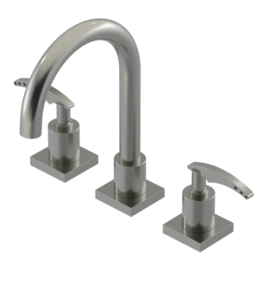Rubinet 1ALAL Widespread Lav Set (Less Drain)