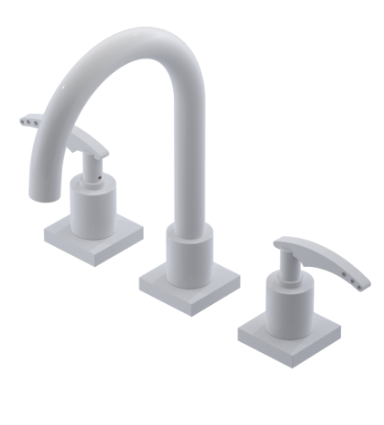 Rubinet 1ALAL Widespread Lav Set (Less Drain)