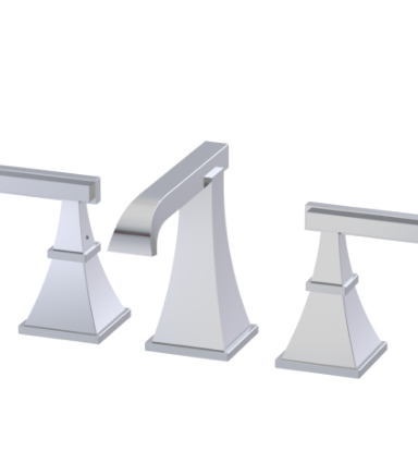 Rubinet 1AMQL Widespread Lav Set (Less Drain)