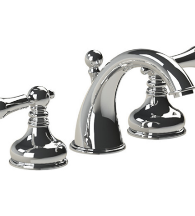 Rubinet 1ARJL Widespread Lav Set (Jasmin Spout) (Less Drain)