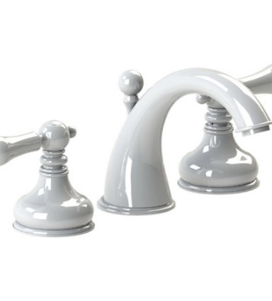 Rubinet 1ARJL Widespread Lav Set (Jasmin Spout) (Less Drain)