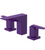 Rubinet 1ARSL Widespread Lav. Set. (Less Drain)