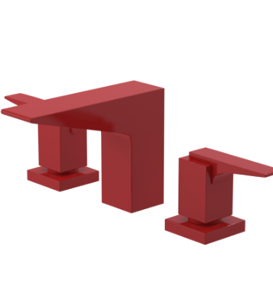 Rubinet 1ARSL Widespread Lav. Set. (Less Drain)