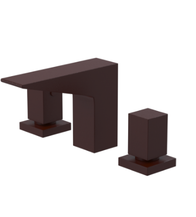 Rubinet 1ARSQ Widespread Lav Set (Less Drain)