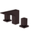 Rubinet 1ARSQ Widespread Lav Set (Less Drain)