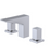 Rubinet 1ARSQ Widespread Lav Set (Less Drain)