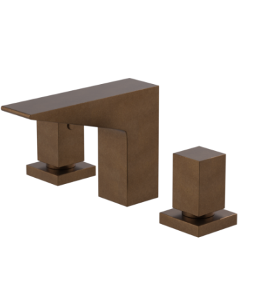 Rubinet 1ARSQ Widespread Lav Set (Less Drain)