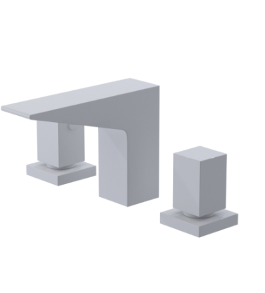 Rubinet 1ARSQ Widespread Lav Set (Less Drain)