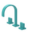 Rubinet 1ARTQ Widespread Lav. Set. (Less Drain)