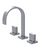 Rubinet 1ARTQ Widespread Lav. Set. (Less Drain)