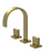 Rubinet 1ARTQ Widespread Lav. Set. (Less Drain)