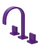 Rubinet 1ARTQ Widespread Lav. Set. (Less Drain)