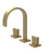 Rubinet 1ARTQ Widespread Lav. Set. (Less Drain)