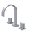 Rubinet 1ARTQ Widespread Lav. Set. (Less Drain)