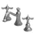 Rubinet 1ARVC Widespread Lav Set (Less Drain)