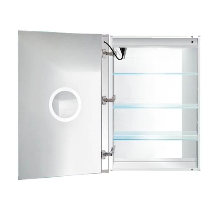 Krugg SVANGE2436L LED Medicine Cabinet 24X36 With Dimmer and Defogger
