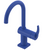 Rubinet 1KLAL Single Hole Dual Handle Lav Set (8 7/8 AeratTo Deck) (Less Drain)