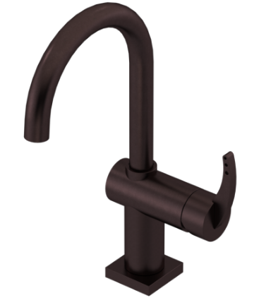 Rubinet 1KLAL Single Hole Dual Handle Lav Set (8 7/8 AeratTo Deck) (Less Drain)
