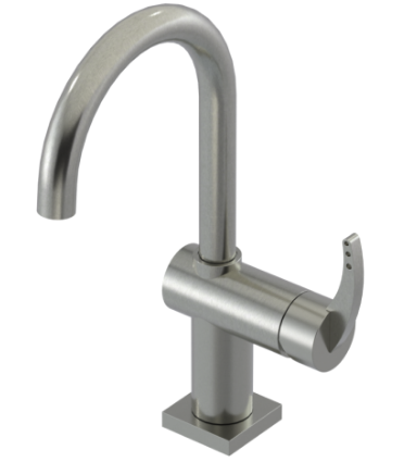 Rubinet 1KLAL Single Hole Dual Handle Lav Set (8 7/8 AeratTo Deck) (Less Drain)