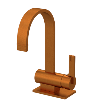 Rubinet 1KRTL Single Control Lav. Set with Extended Base (Less Drain)