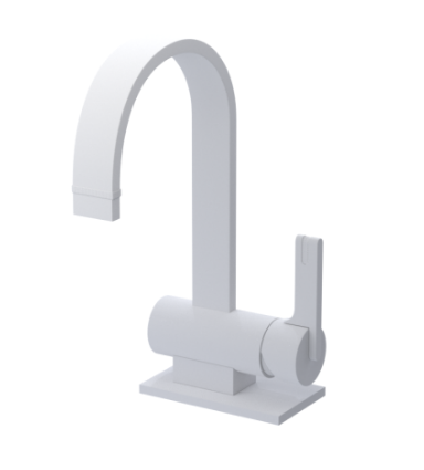 Rubinet 1KRTL Single Control Lav. Set with Extended Base (Less Drain)