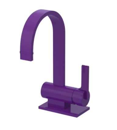 Rubinet 1KRTL Single Control Lav. Set with Extended Base (Less Drain)