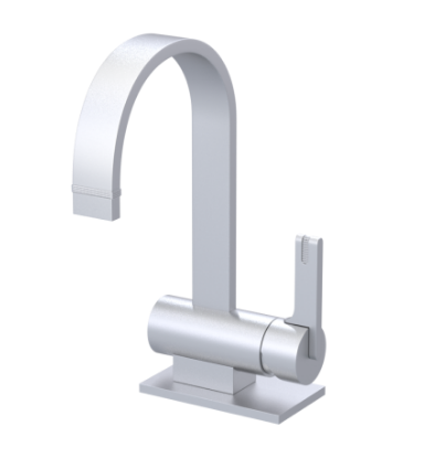 Rubinet 1KRTL Single Control Lav. Set with Extended Base (Less Drain)