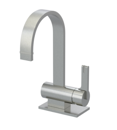 Rubinet 1KRTL Single Control Lav. Set with Extended Base (Less Drain)