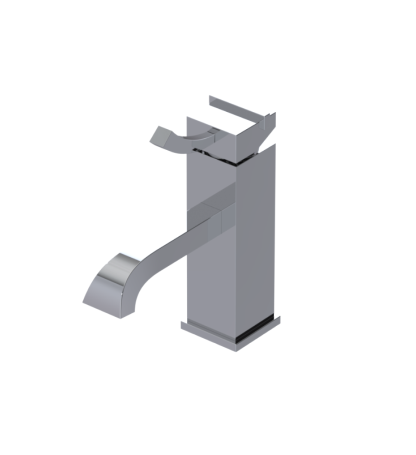 Rubinet 1MMQL Single Control Lav Set (2 5/8 AeratTo Deck) (Less Drain)