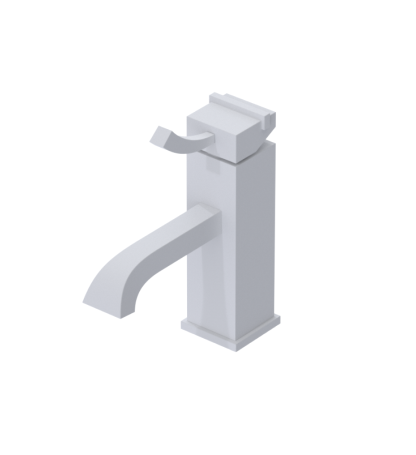 Rubinet 1MMQL Single Control Lav Set (2 5/8 AeratTo Deck) (Less Drain)