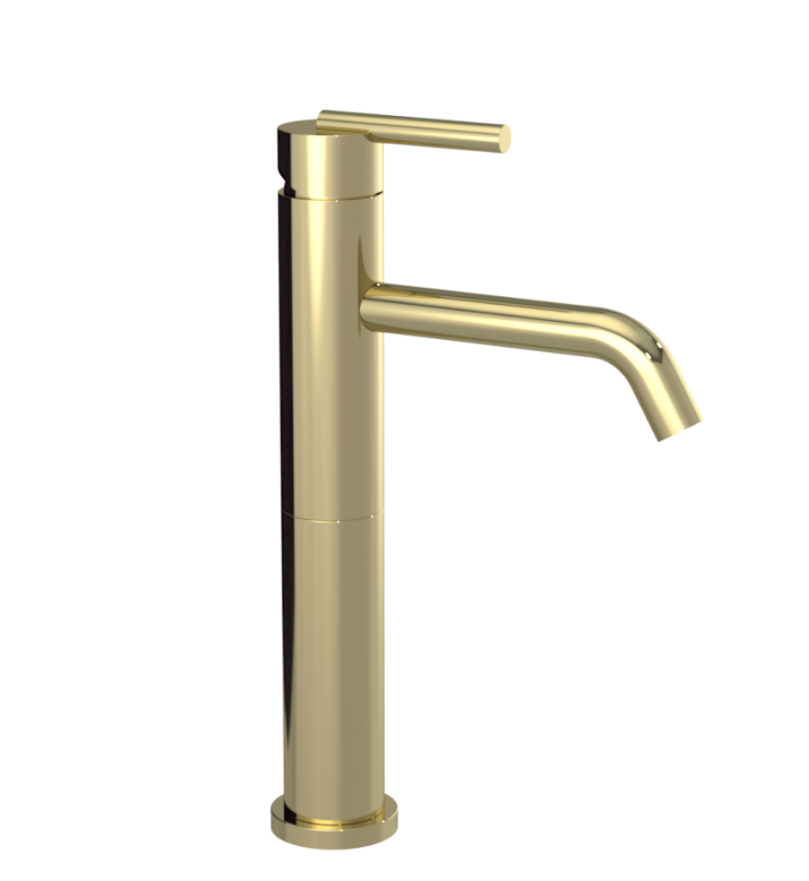 Rubinet 1NGNL Single Control Lav Set With Extended Base (7 3/4 AeratTo Deck) (Less Drain)