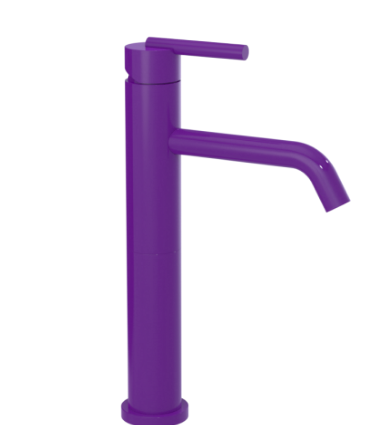 Rubinet 1NGNL Single Control Lav Set With Extended Base (7 3/4 AeratTo Deck) (Less Drain)