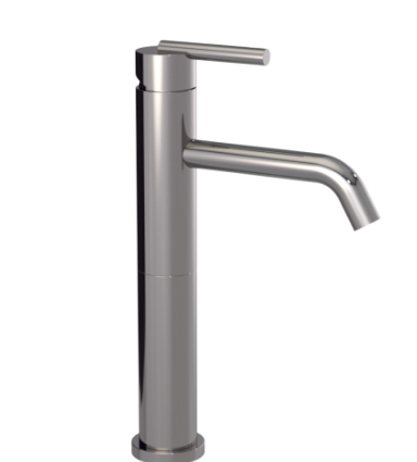 Rubinet 1NGNL Single Control Lav Set With Extended Base (7 3/4 AeratTo Deck) (Less Drain)