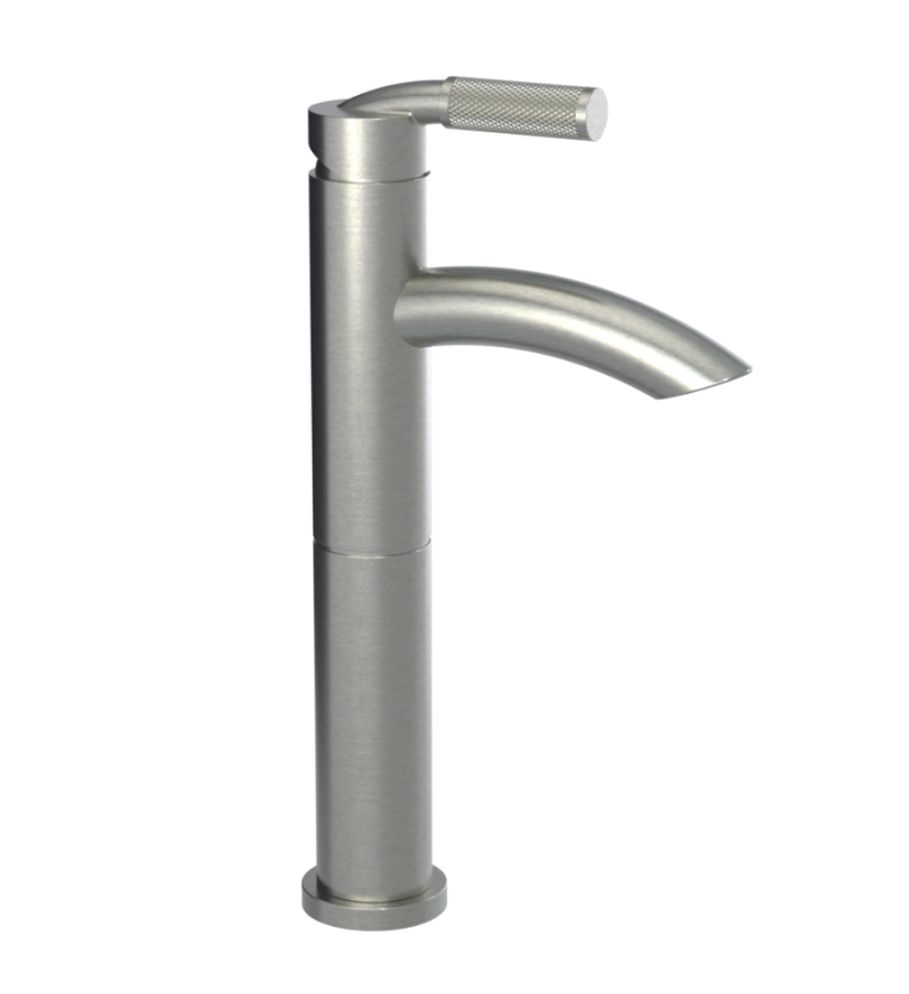 Rubinet 1NHOL Single Control Lav Set With Extended Base (8 5/16 AeratTo Deck) (Less Drain