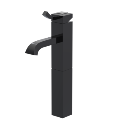 Rubinet 1NICL Single Control Lav Set With Extended Base (8 5/8 AeratTo Deck) (Less Drain)