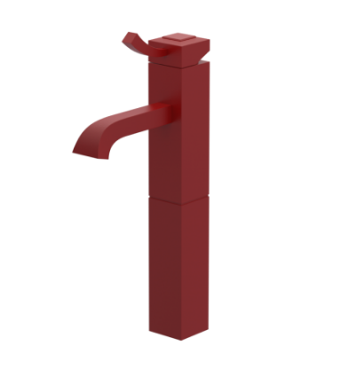Rubinet 1NICL Single Control Lav Set With Extended Base (8 5/8 AeratTo Deck) (Less Drain)