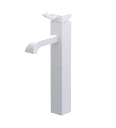 Rubinet 1NICL Single Control Lav Set With Extended Base (8 5/8 AeratTo Deck) (Less Drain)