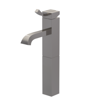 Rubinet 1NICL Single Control Lav Set With Extended Base (8 5/8 AeratTo Deck) (Less Drain)