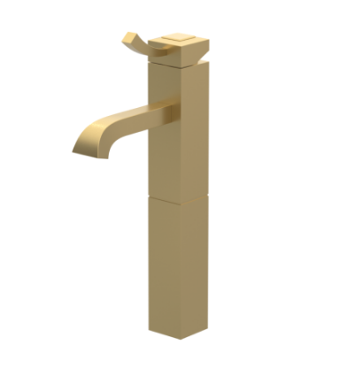 Rubinet 1NICL Single Control Lav Set With Extended Base (8 5/8 AeratTo Deck) (Less Drain)