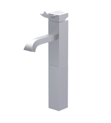 Rubinet 1NICL Single Control Lav Set With Extended Base (8 5/8 AeratTo Deck) (Less Drain)